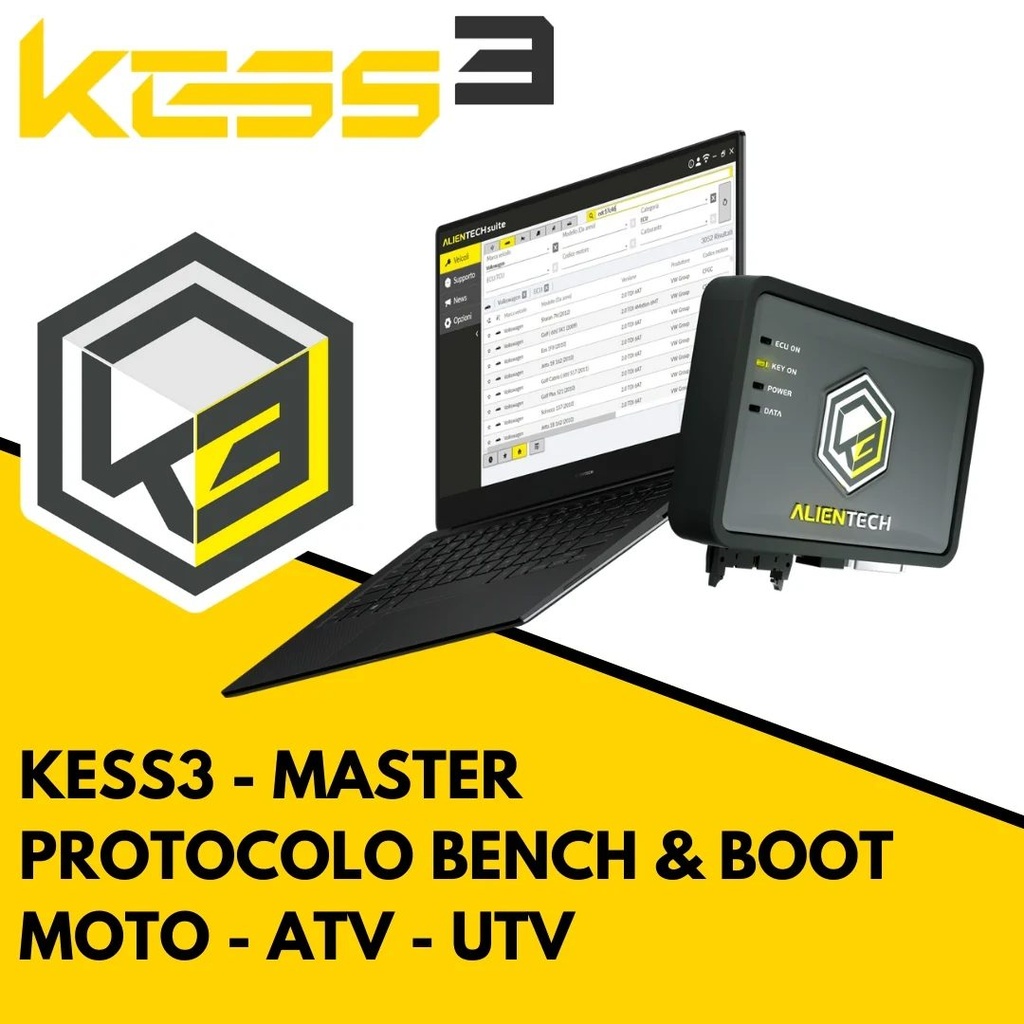 [KESS3MA006] Protocolo Bench & Boot - MASTER Moto - ATV