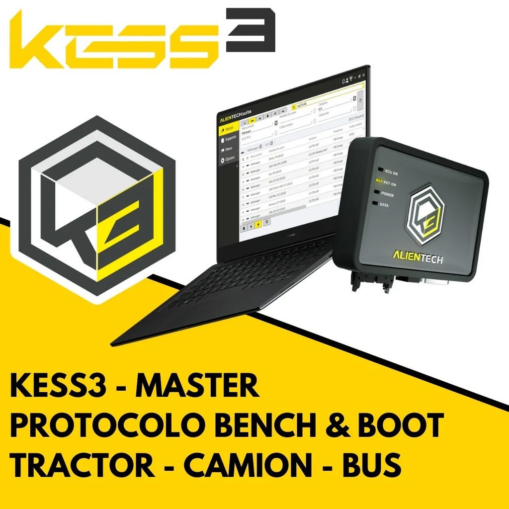[KESS3MA007] Protocolo Bench & Boot - MASTER Tractor - Camión - Bus